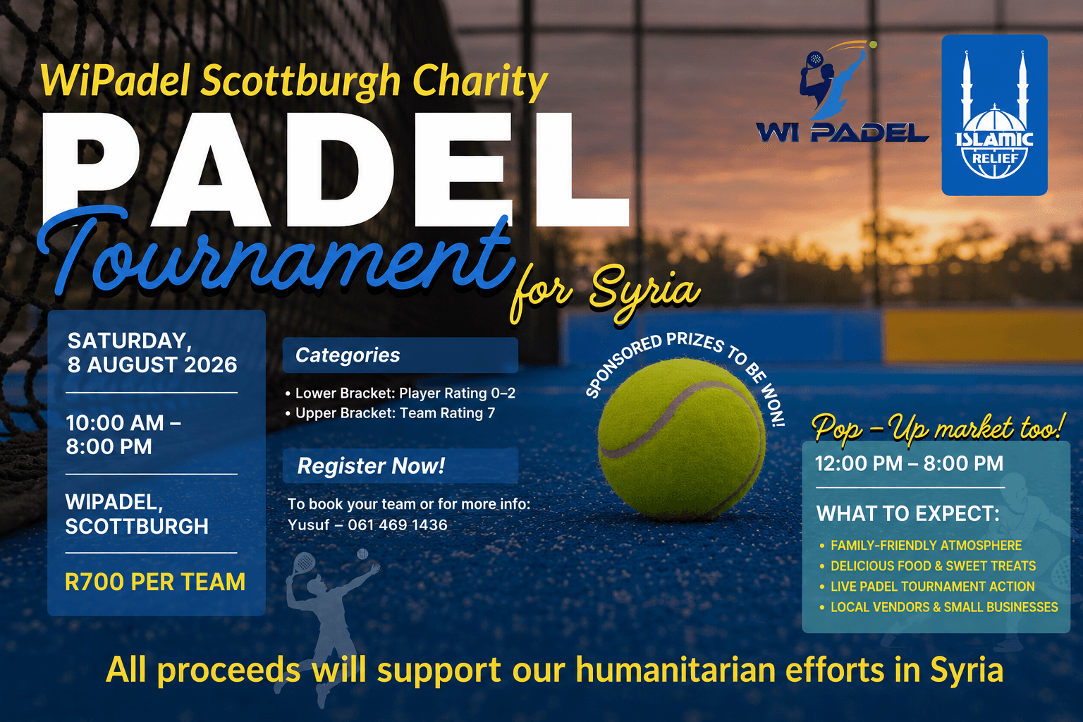 WiPadel Scottburgh — for Syria